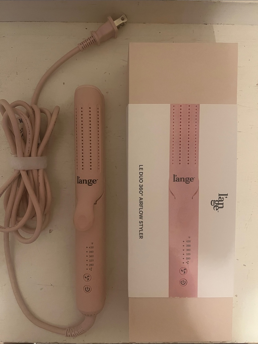 Lange LE DUO 360° Airflow Styler - Blush